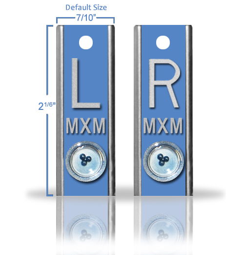 Light Blue Position Indicator Markers